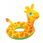 inflatable swim ring with giraffe shape
