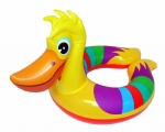 inflatable swim ring with duck shape