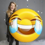 inflatable Emoji snow tubes